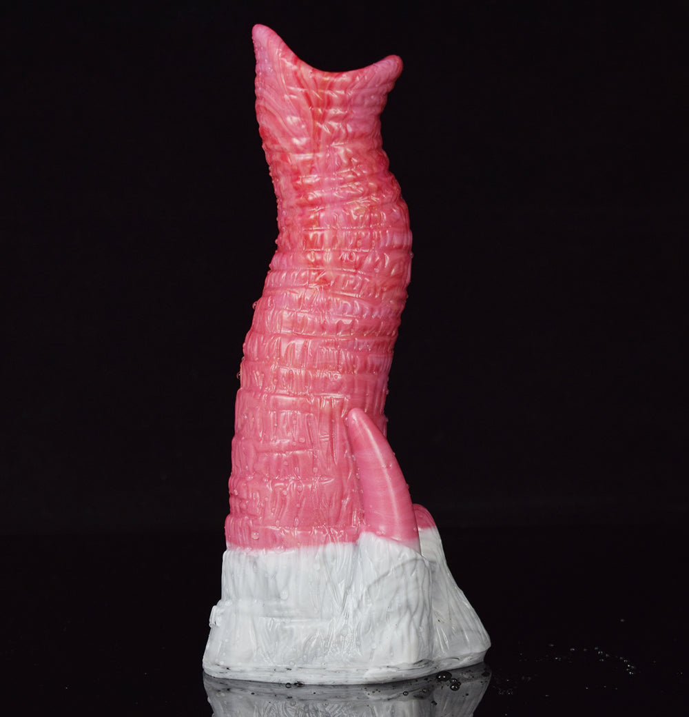 7 Inch Pink Curvy Animal Elephant Dildo
