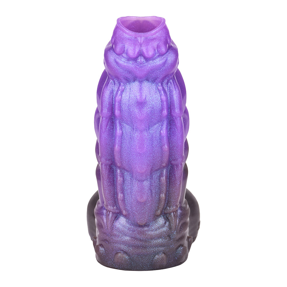 6 Inch Thread Monster Purple Penis Sleeve