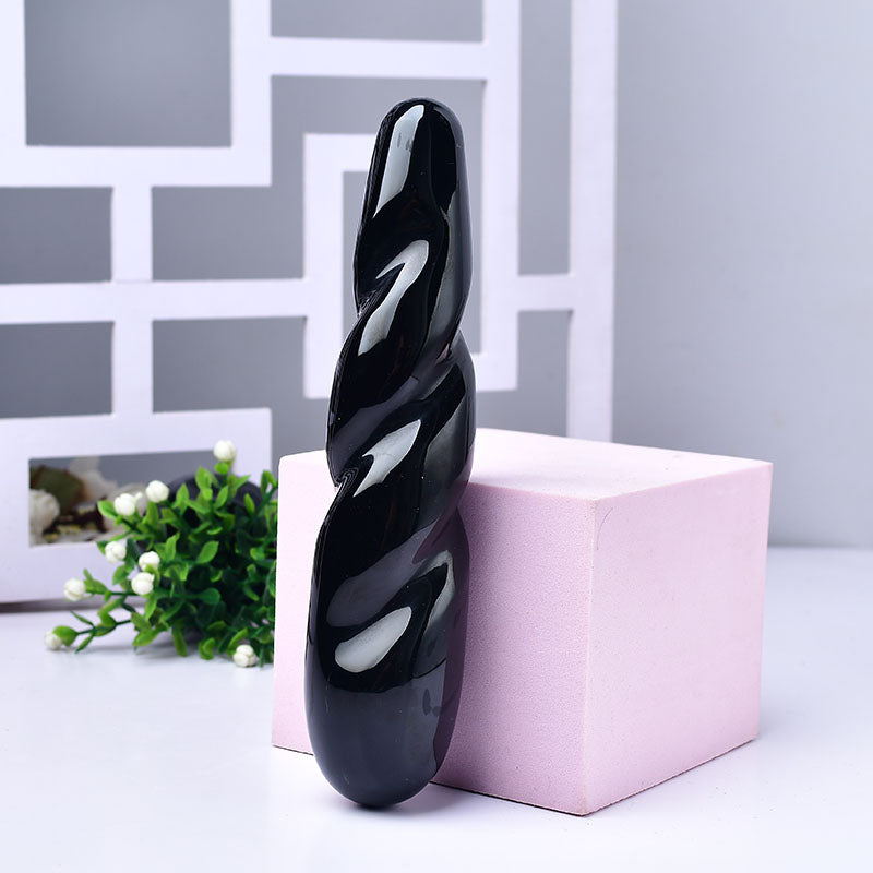 Obsidian Concave and convex massage stick