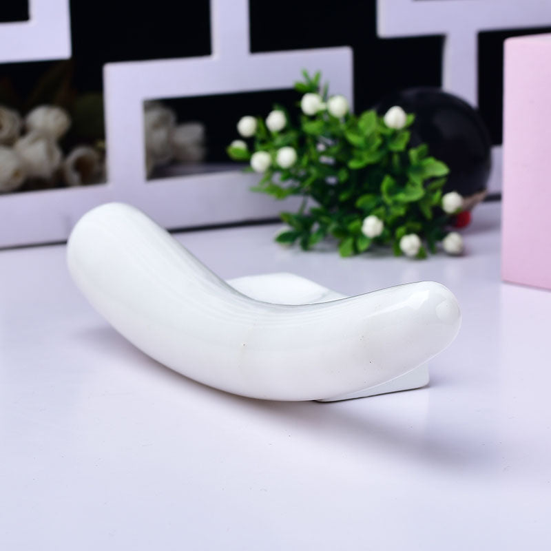 White Jade Crystal Dildo