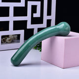 Laden Sie das Bild in den Galerie-Viewer, Green Aventurine Curve Crystal Dildo