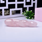 Laden Sie das Bild in den Galerie-Viewer, Pink crystal convex dildo