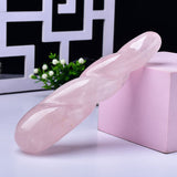 Laden Sie das Bild in den Galerie-Viewer, Pink crystal convex dildo