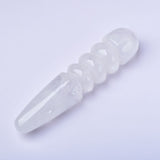 Laden Sie das Bild in den Galerie-Viewer, White crystal thread dildo