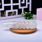 Charger l&#39;image dans la galerie, White crystal thread dildo