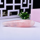 Load image into Gallery viewer, Pink Quartz Crystal Dildo