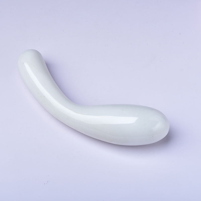 White Jade Crystal Dildo