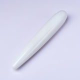 画像をギャラリー ビューアにロード White Jade Straight Crystal Dildo