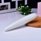 Laden Sie das Bild in den Galerie-Viewer, White Jade Straight Crystal Dildo