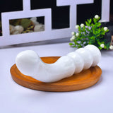 Charger l&#39;image dans la galerie, White Aventurine Anal Dildo Crystal