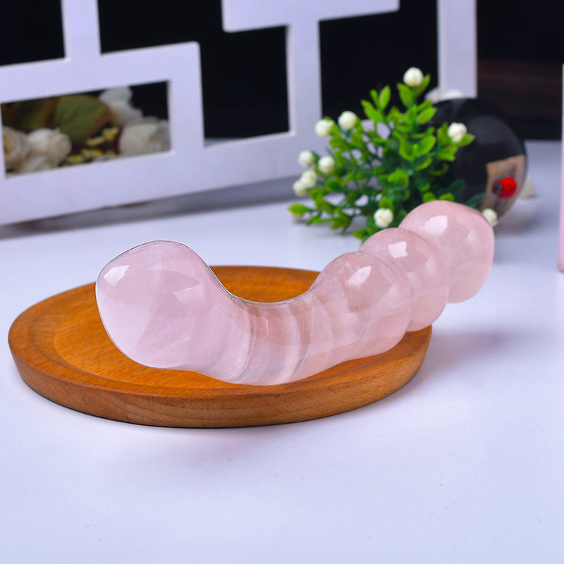 Pink Aventurine Anal Dildo