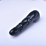 Laden Sie das Bild in den Galerie-Viewer, Obsidian Humanoid Crystal Dildo