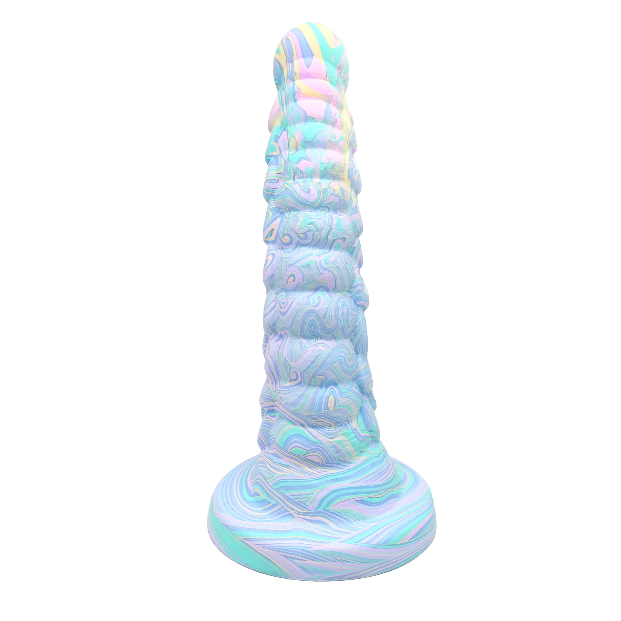 8 Inch Mixed Color Fantasy Elephant Dildo