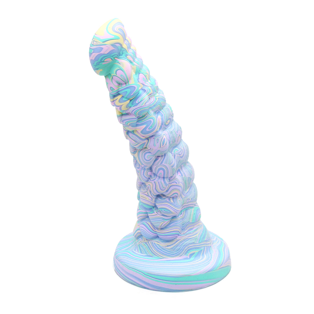 8 Inch Mixed Color Fantasy Elephant Dildo