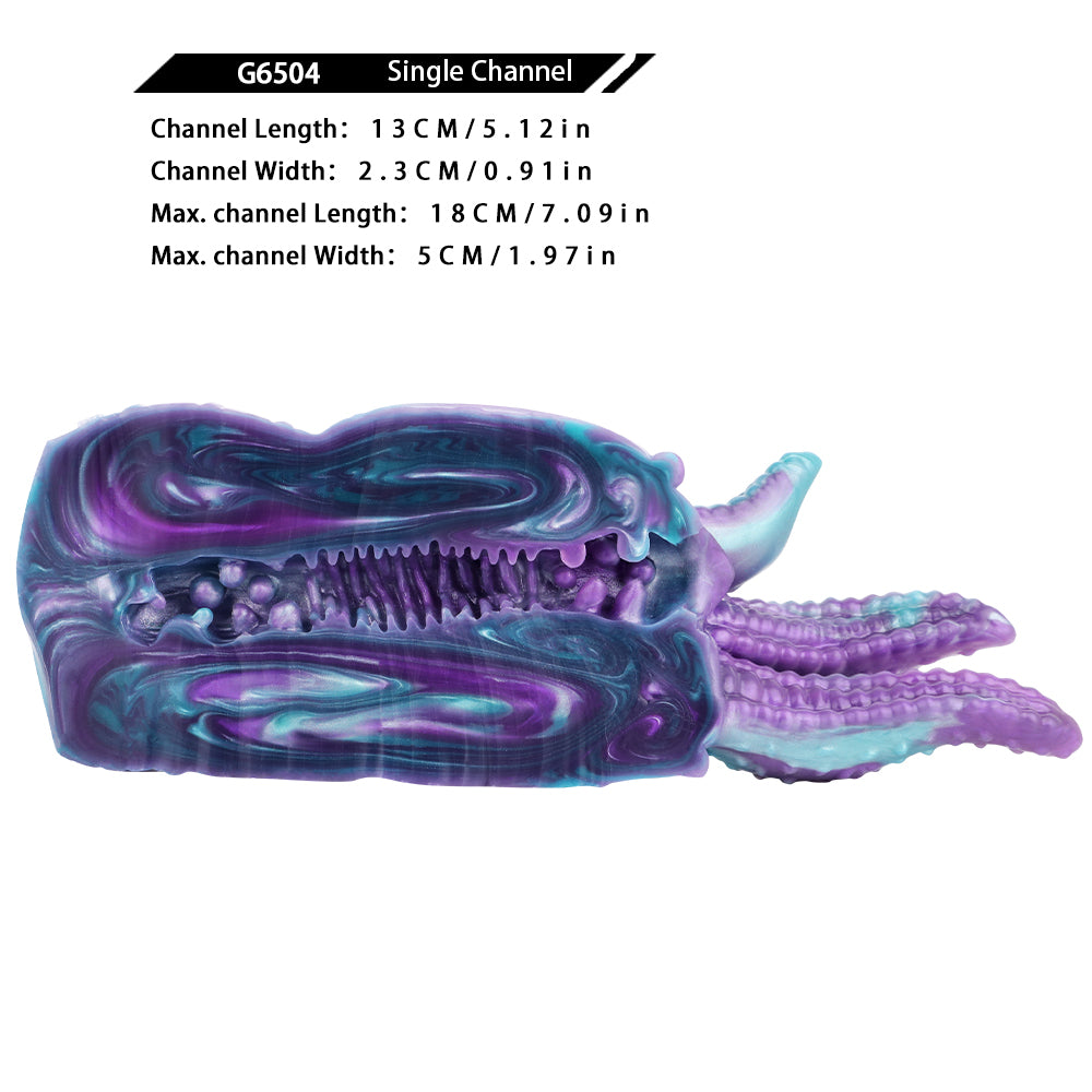 Lifelike Animal Nautilus Penis Masturbation Flashlight