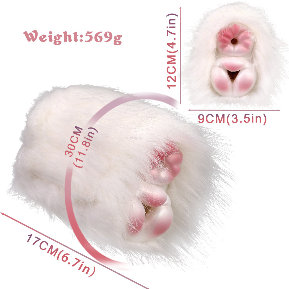 White Plush Sex Toy Fantasy Animal Guinea Pig Pussy