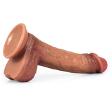 Laden Sie das Bild in den Galerie-Viewer, Elastic Testicles 9 Inch Slim Realistic Dildo