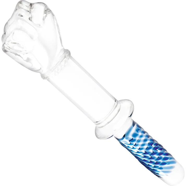 Easy Clean Fist Glass Dildo With Handle