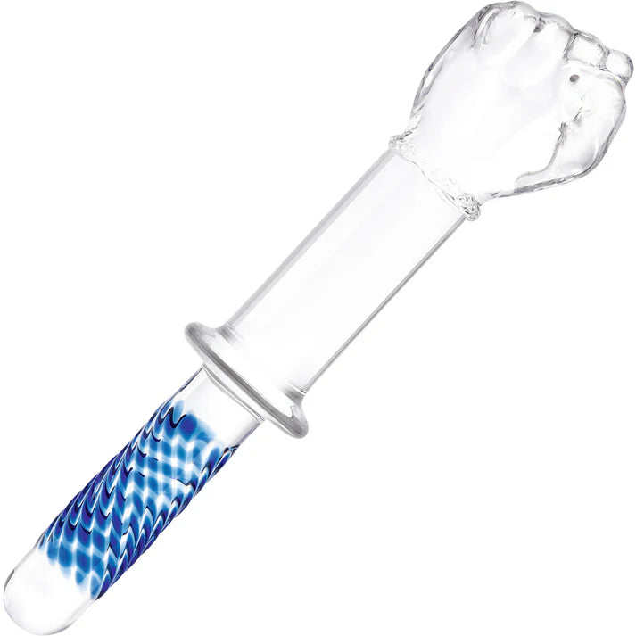 Easy Clean Fist Glass Dildo With Handle