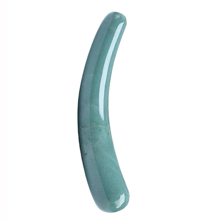 Green Aventurine Curve Dildo