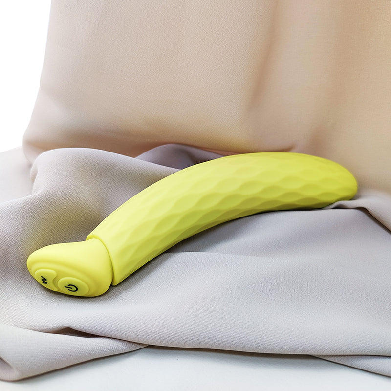 Yellow Clitoris Massager Banana Vibrator