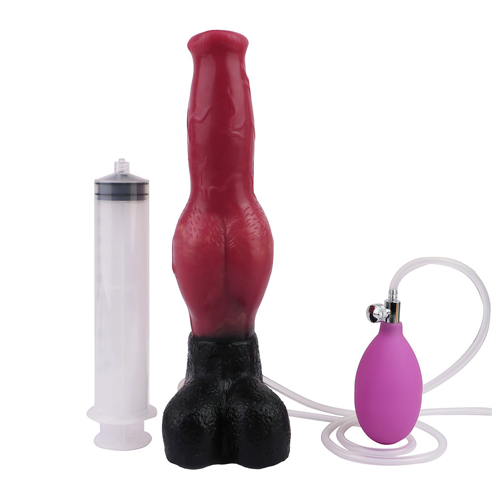 Realistic Knot Inflatable Horse Squirting Dildo