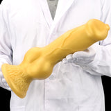 Load image into Gallery viewer, Large Golden Dog Dildo