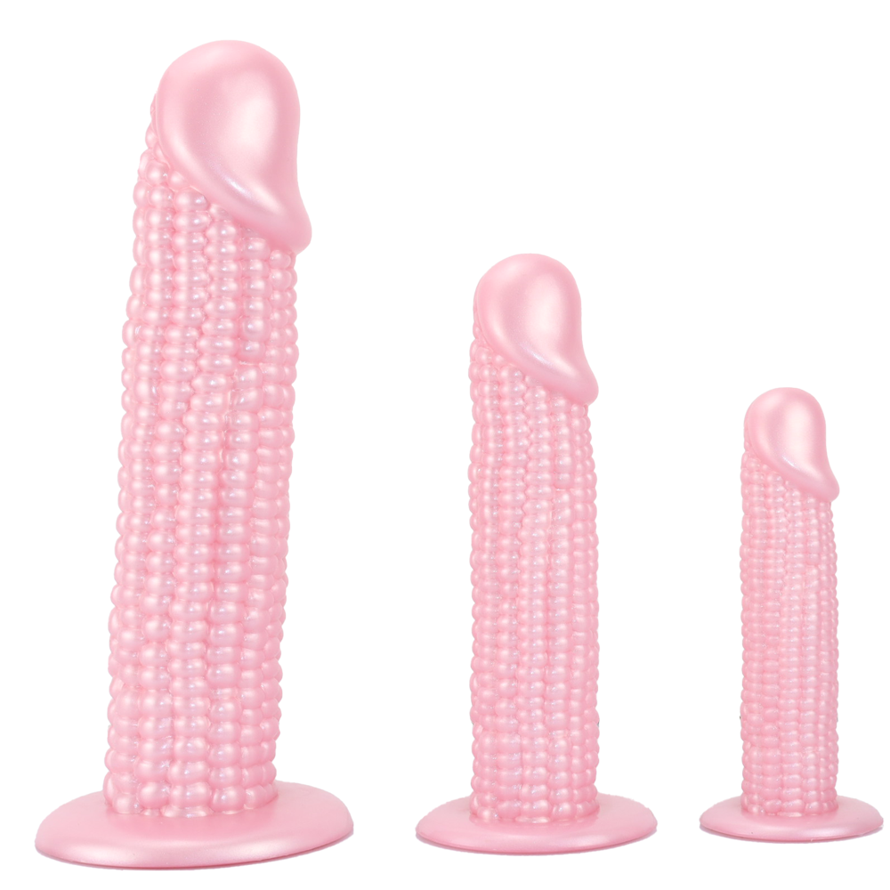Soft Silicone Corn G spot Anal Plug Dildo