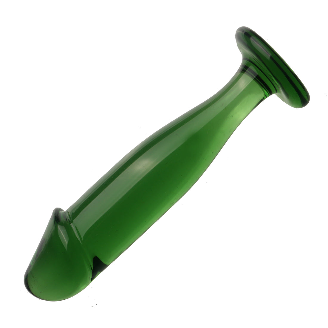 5 Inch Smooth Simulated Penis Glass Dildo