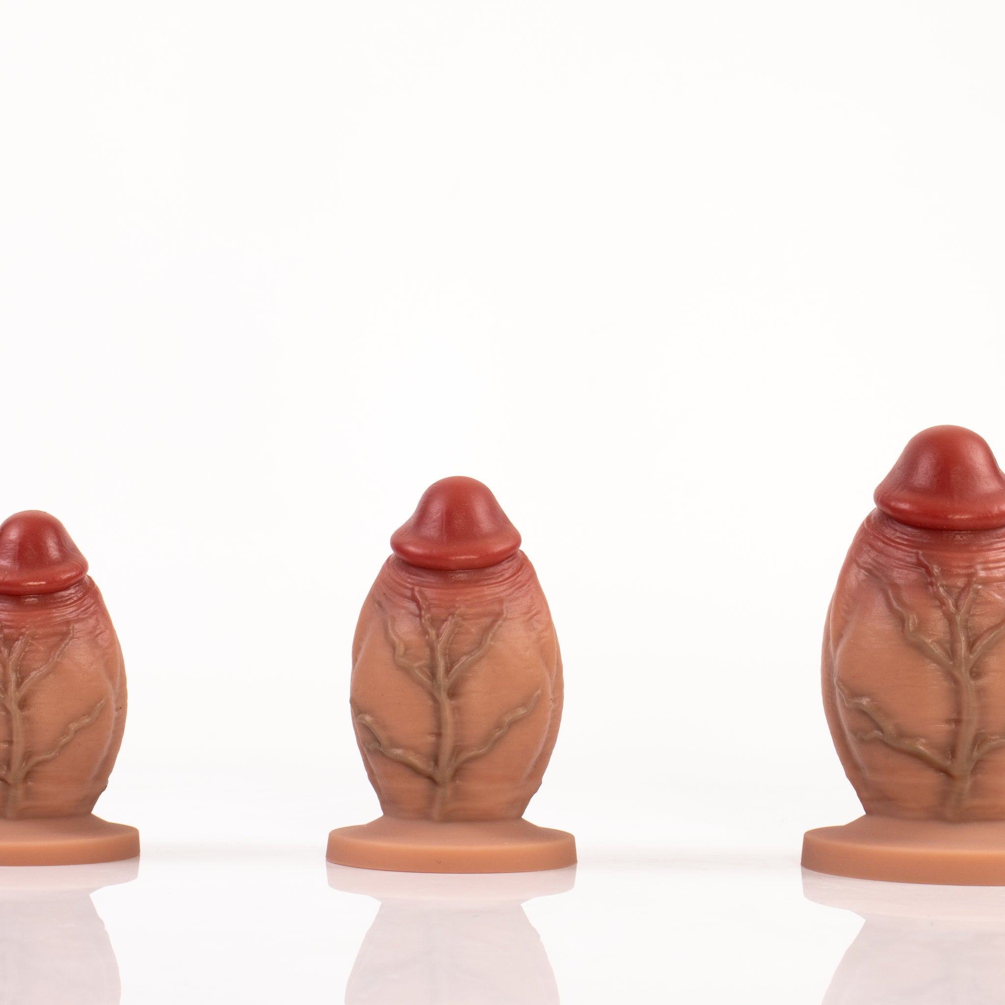 Realistic Big Short Penis Butt Plug
