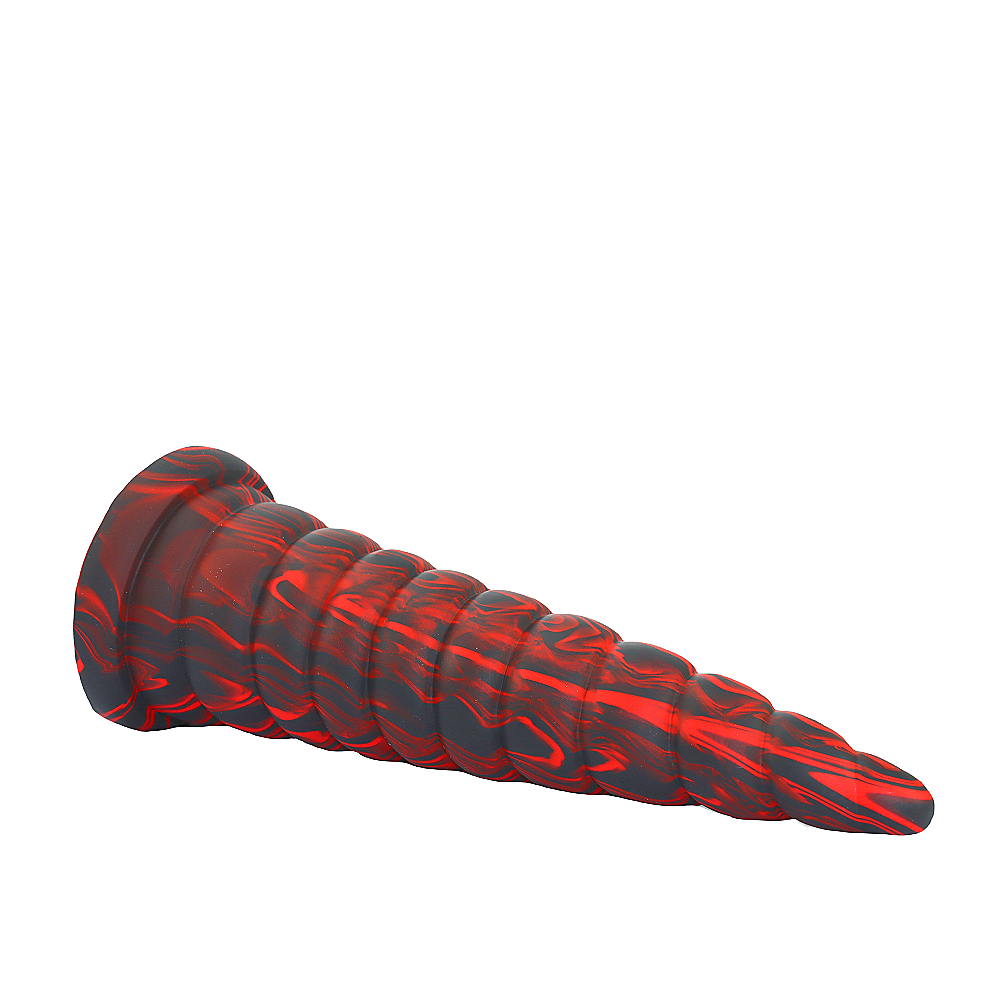8 Inch Threaded Silicone Unicorn Dildo
