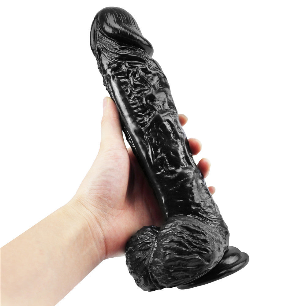 Realistic Black Dildo 10 Inch Big