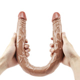 Laden Sie das Bild in den Galerie-Viewer, Double head 22 inch brown dildo