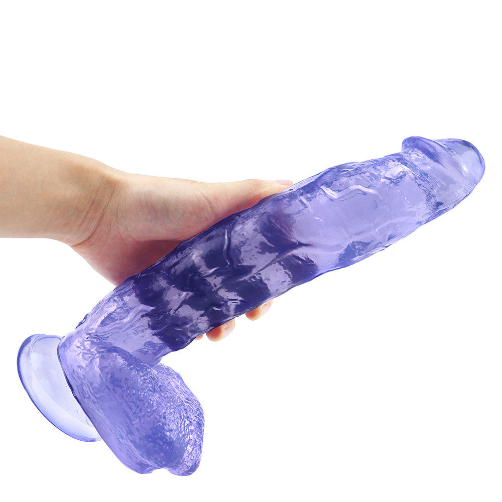 11 Inch Big Thick Blue Jelly Dildo