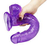 Laden Sie das Bild in den Galerie-Viewer, 10 inch purple dildo