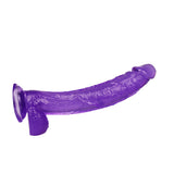 Laden Sie das Bild in den Galerie-Viewer, 12 inch crooked mouth purple jelly dildo