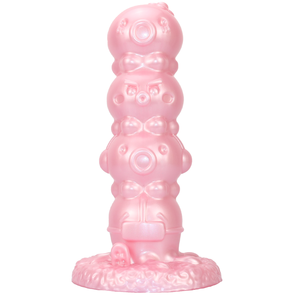 11 Inch Pink Silicone Cute Dildo Butt Plug