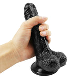 Load image into Gallery viewer, 7 Inch Black Dildo Girth Suction Cup