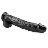 Laden Sie das Bild in den Galerie-Viewer, 12 inch big head black dildo