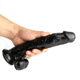 Charger l&#39;image dans la galerie, Rough black dildo