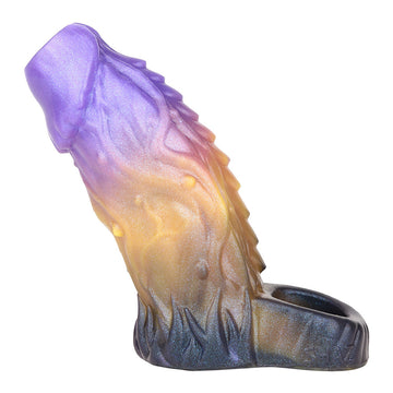 Colorful Fantasy Silicone Dragon Penis Sleeve