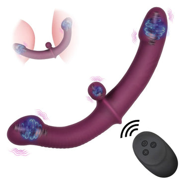 Vibration doppelköpfiger Dildo -Fernbedienung
