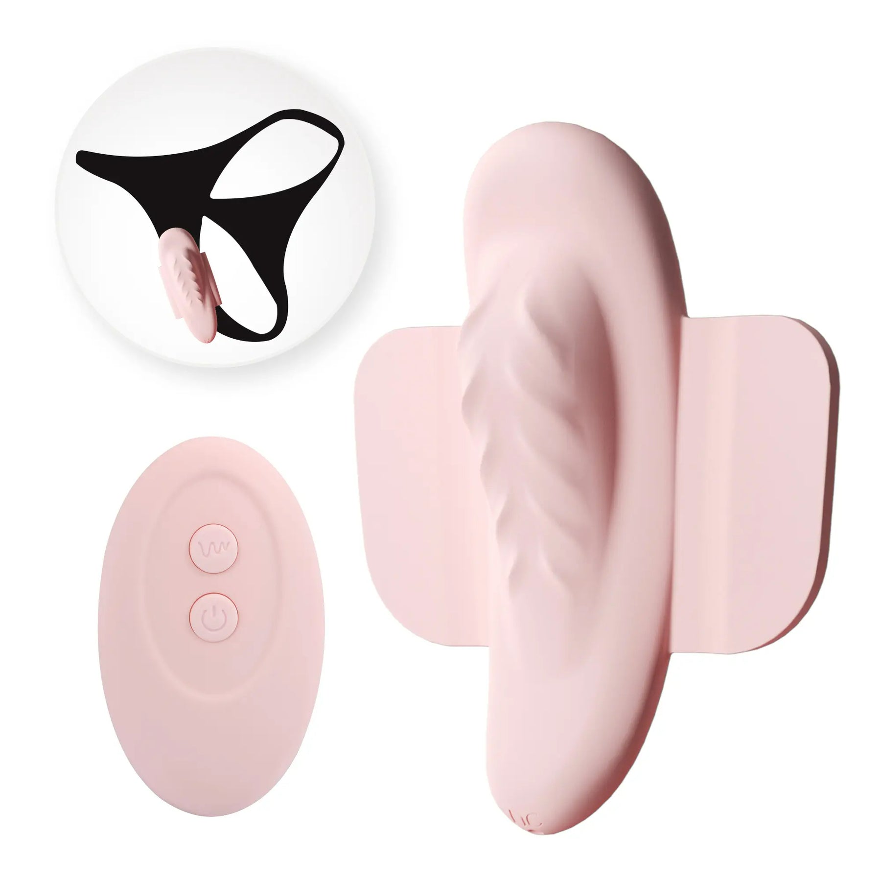 Pink Cute Outdoor Wearable Small Vibrator