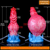 Carica l&#39;immagine nel visualizzatore di Gallery, 2-in-1 Inflatable Ejaculating Dildo Dildo