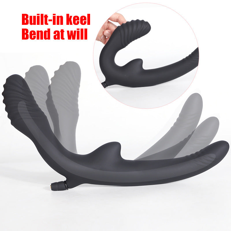 Inflatable Double Head Dragon Anal Plug Dildo