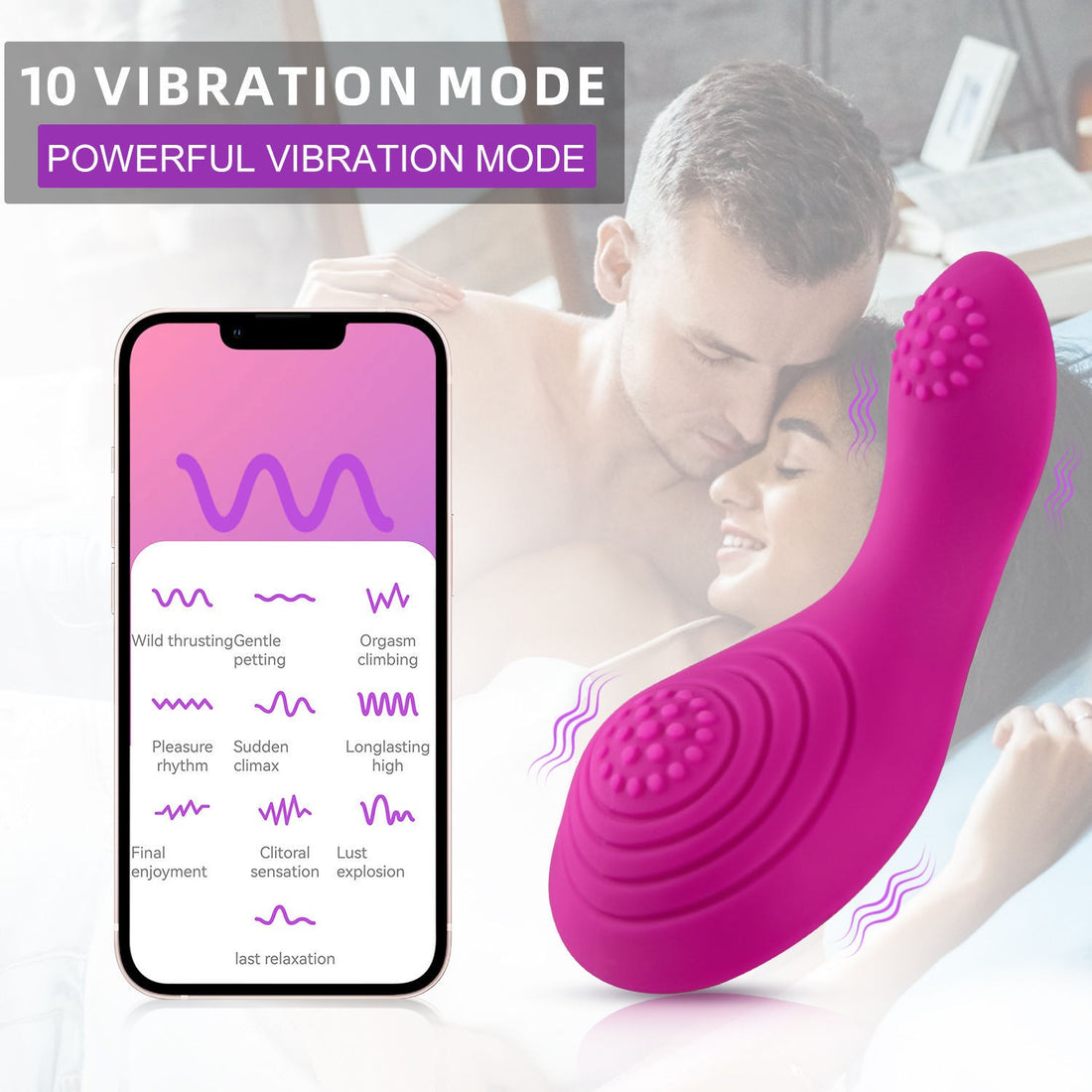 APP Controlled Clitoral Vibrating Panties Set