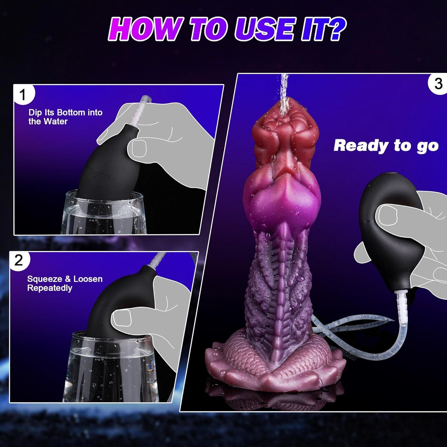 Alien Squirting Dog Dildo