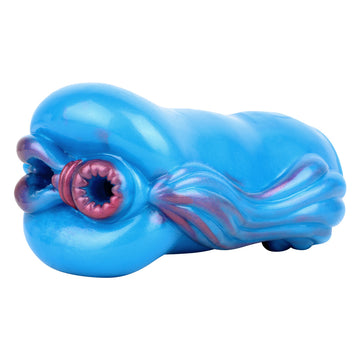 Blue Heated Vibrating Fantasy Horse Masturbator