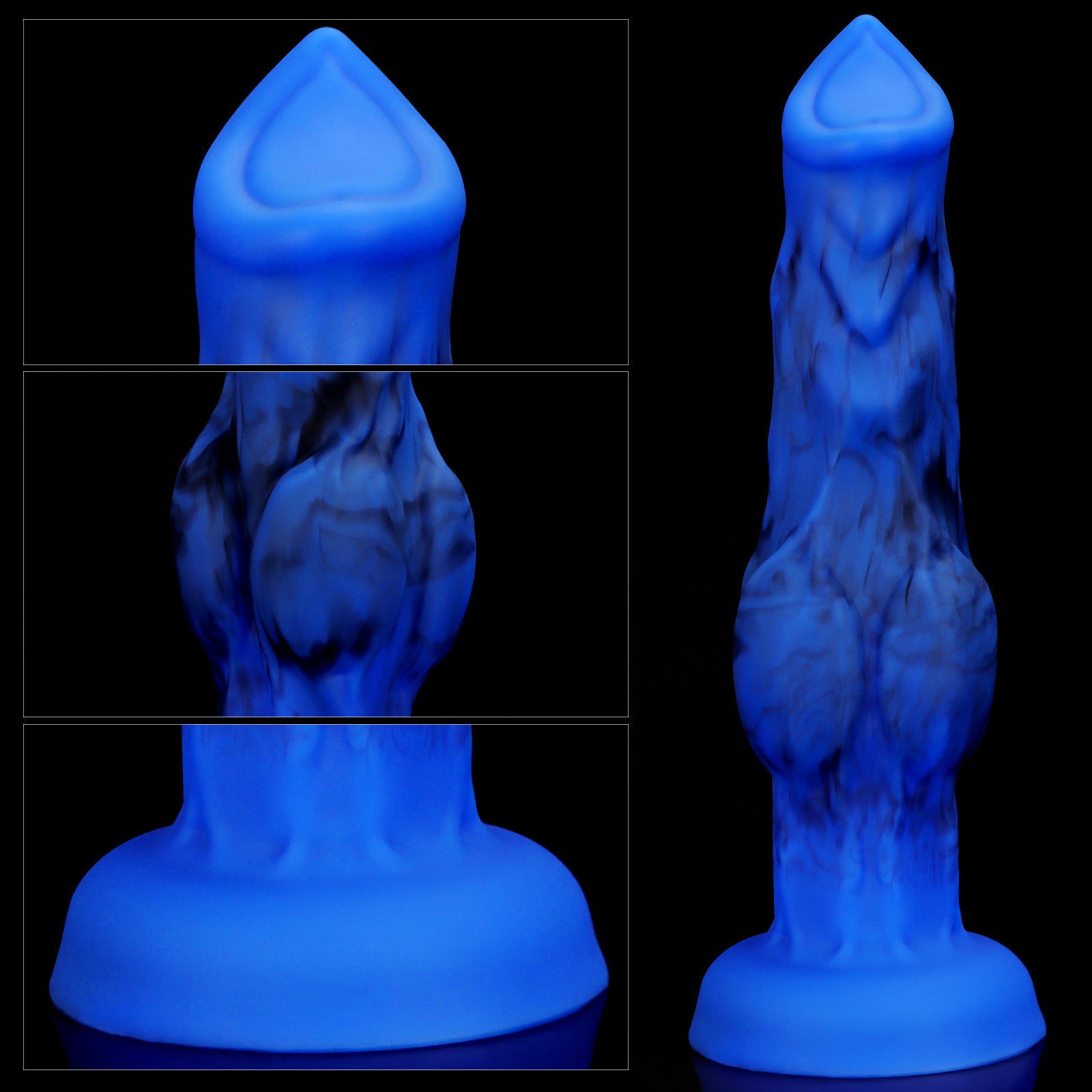 Blue Fantasy Werewolf Dildo