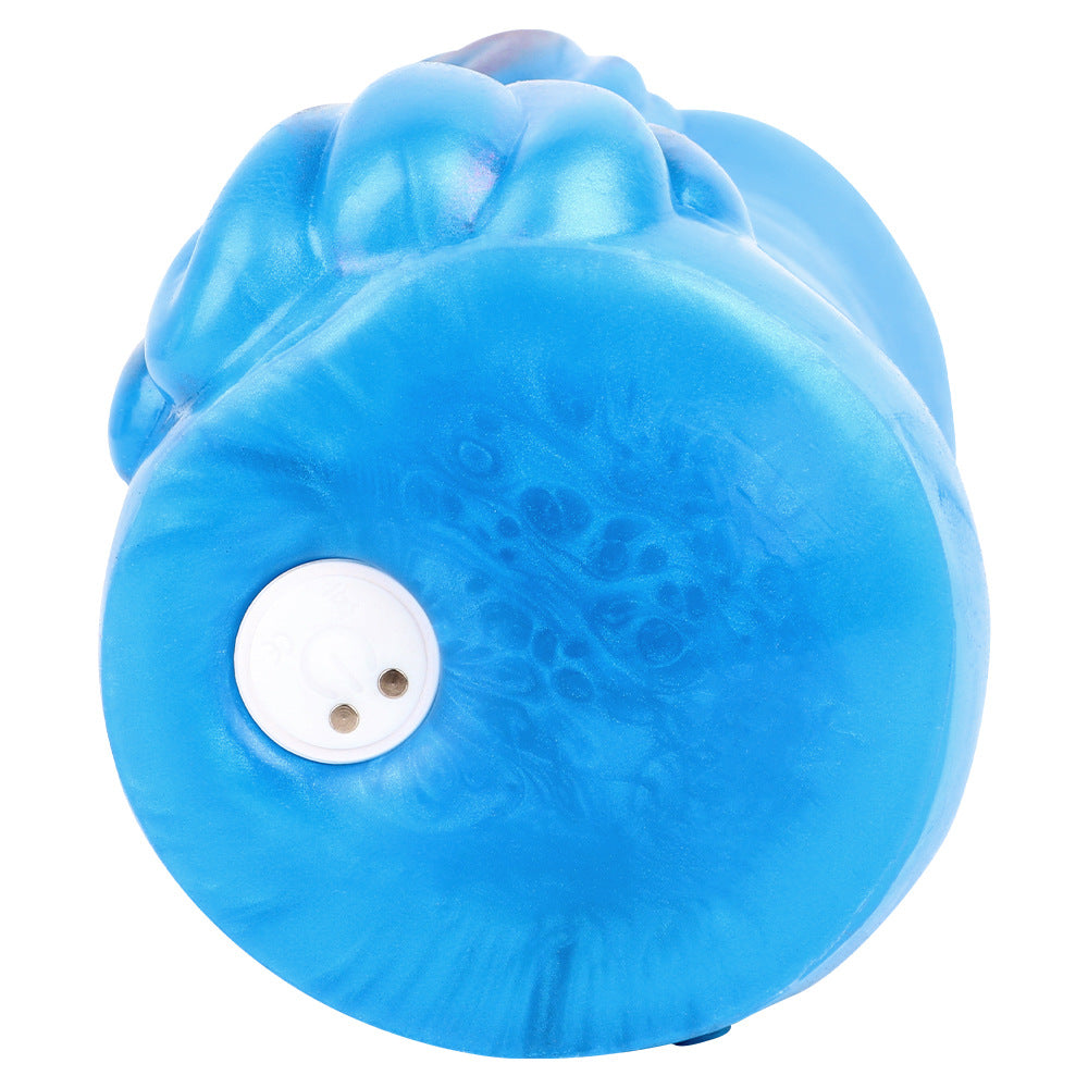 Blue Heated Vibrating Fantasy Horse Masturbator
